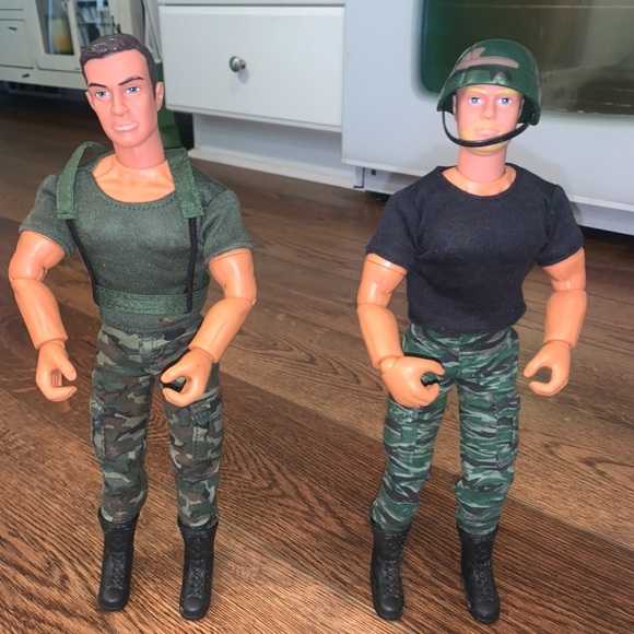 Power Team (2) 12 Inch Soldier Action Figures - Picture 1 of 6